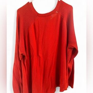 Old Navy Vibrant Orange Knit Sweater